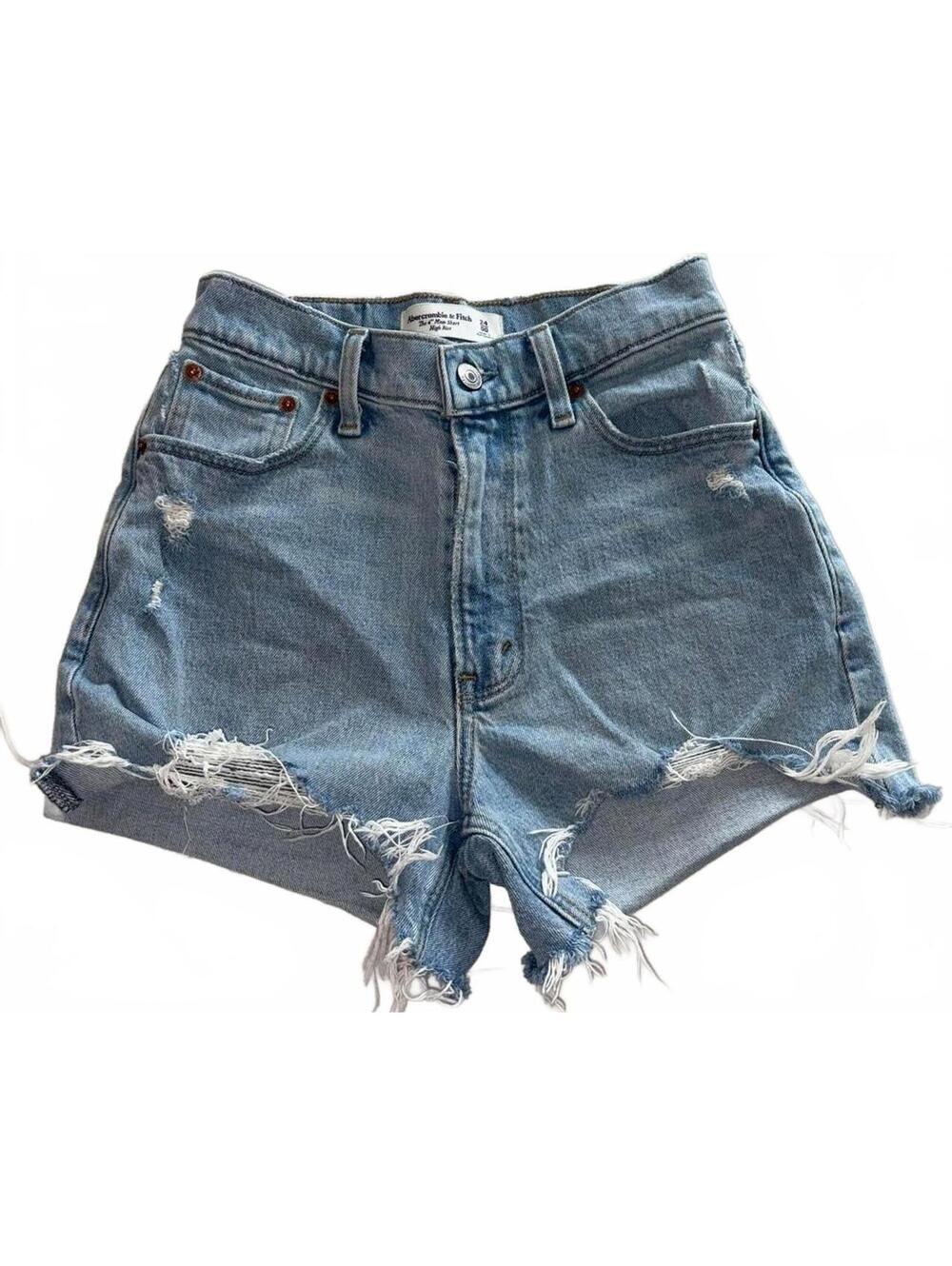 -Abercrombie & Fitch- The Mom Short/ High-Rise, Size 24/00 Curve Love Cut